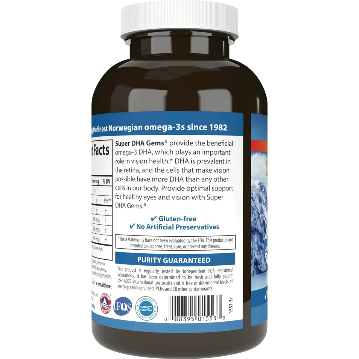 Norwegian Fish Oil Concentrate Super DHA Gems