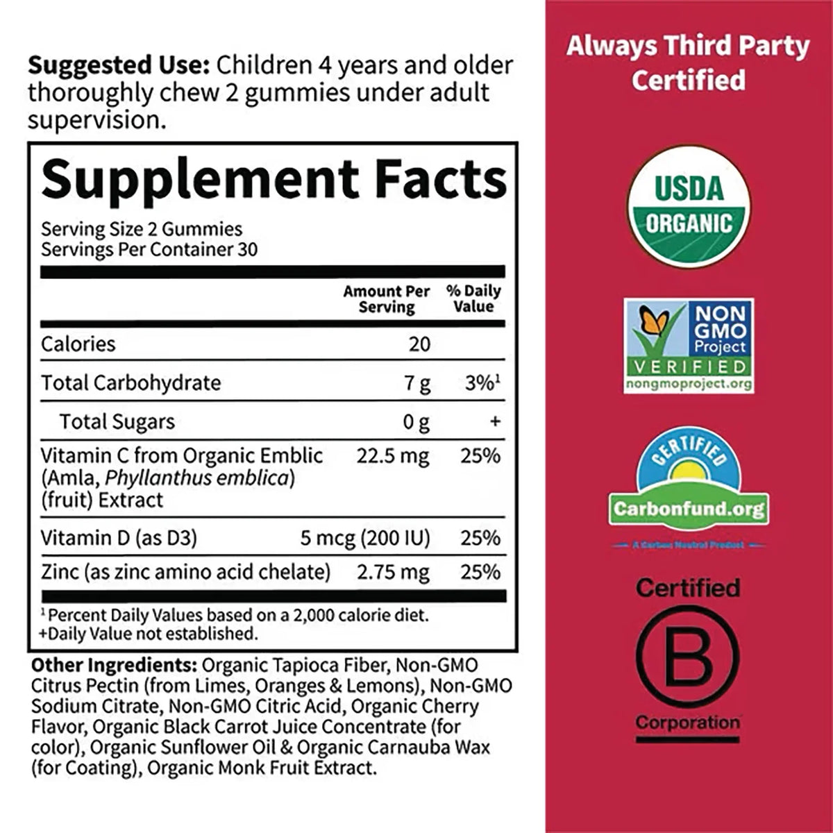 Kids Immune Gummy - Cherry