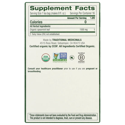 Organic Spearmint Tea