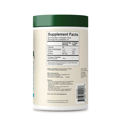 Grass-Fed Bovine Collagen Peptides - Vanilla