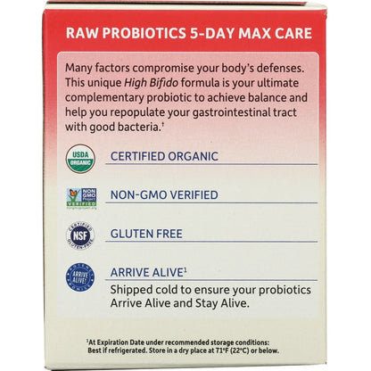 RAW Probiotics 5-Day Max Care