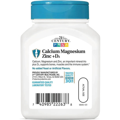 Calcium Magnesium Zinc + D3